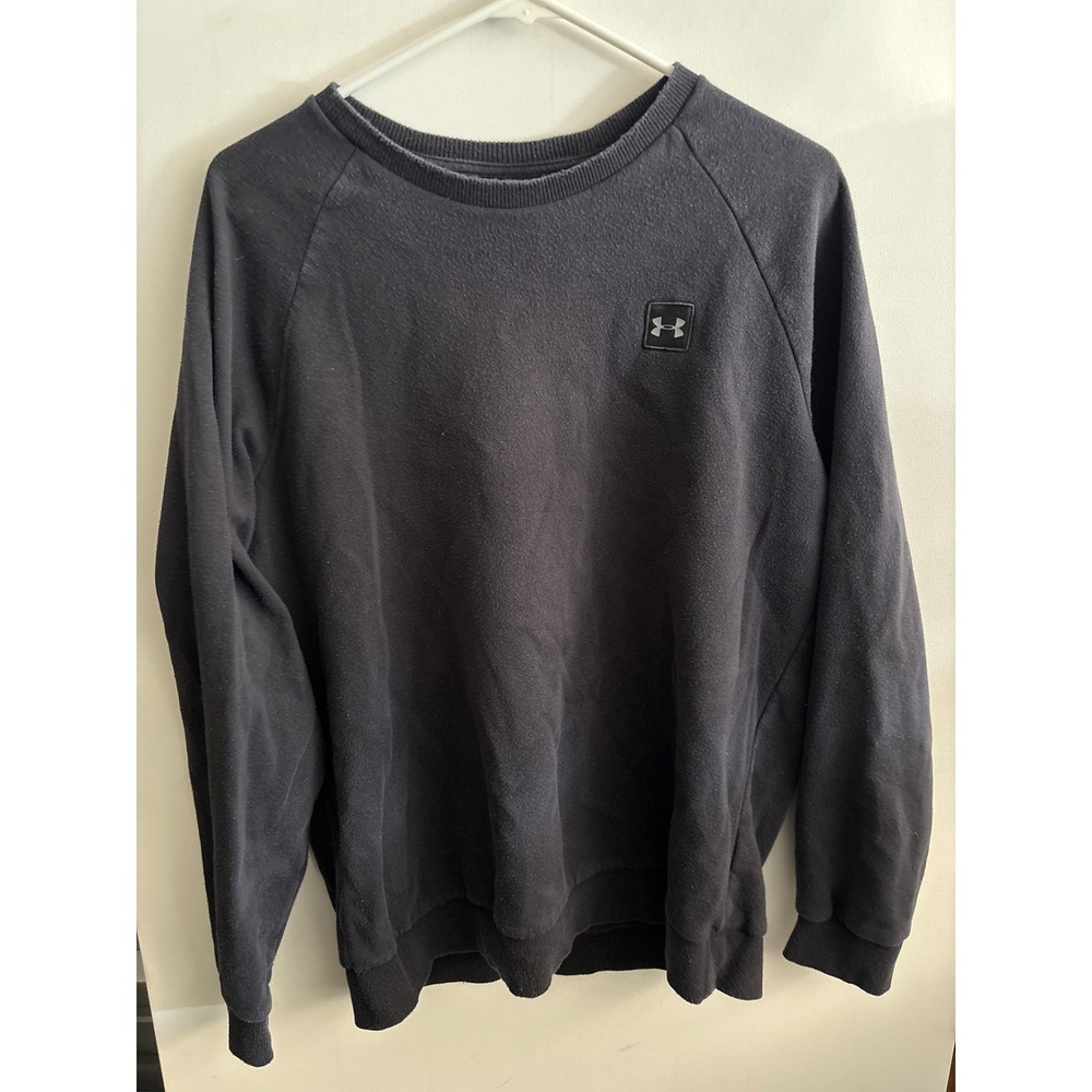 Under Armour Mens Crew Neck Sweatshirt Pullover Long Sleeve‎ Training mens Large